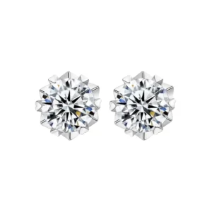 Elegant diamond studs
