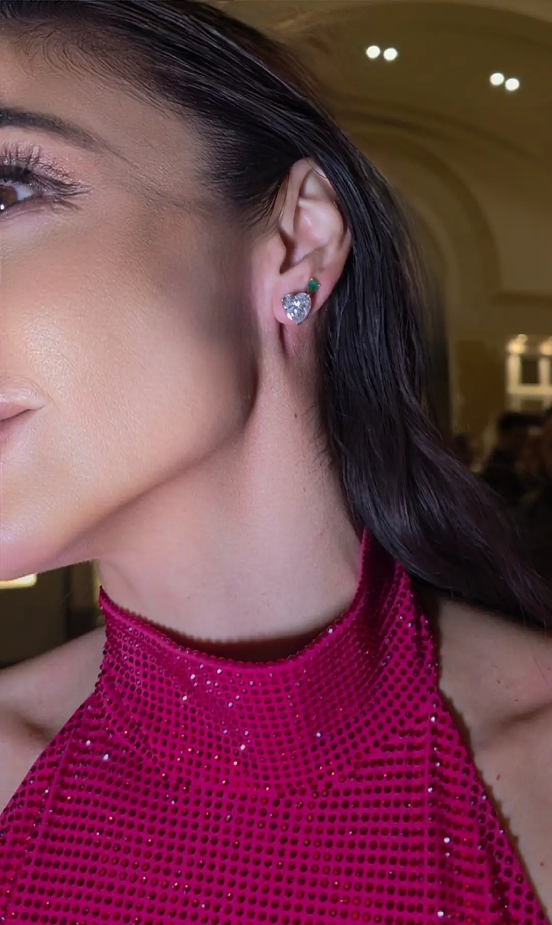 Iconic Monaco heart cut earrings