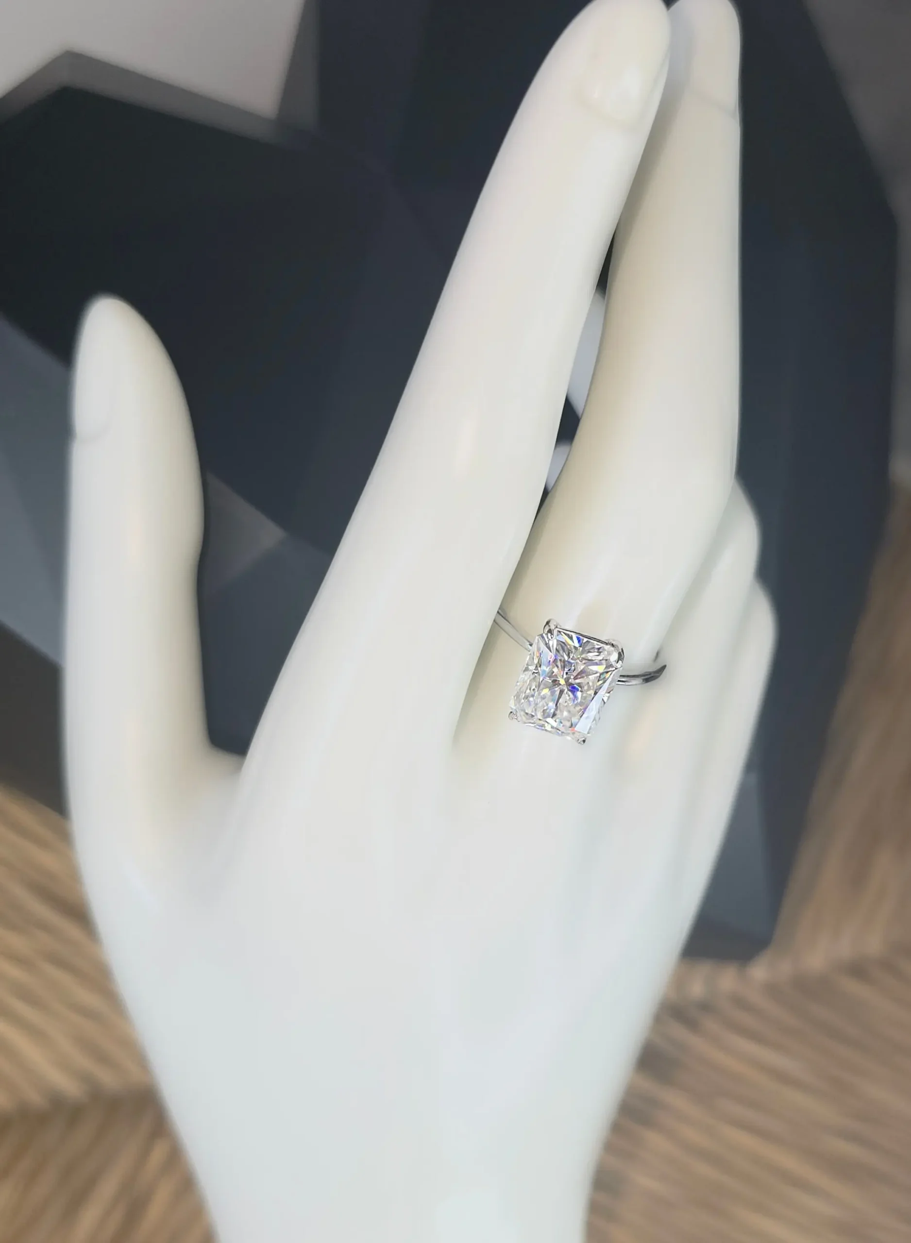 5 carats moissanite extra quality ring