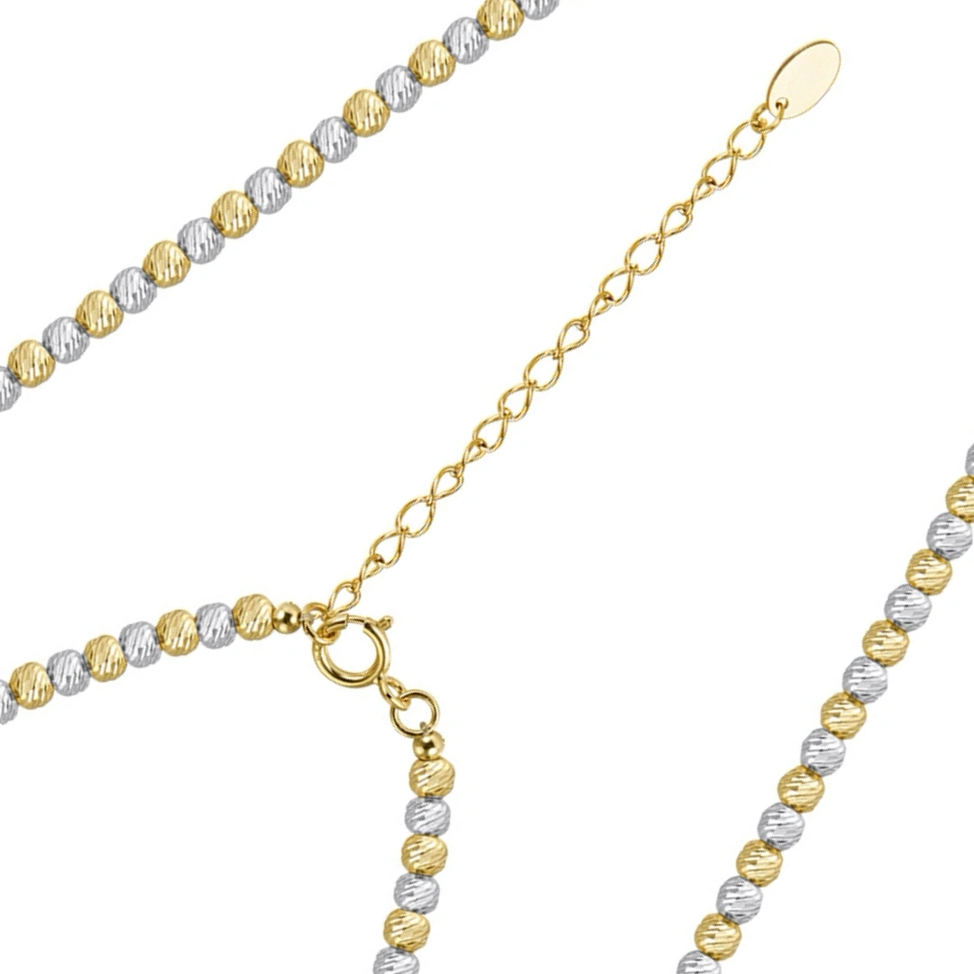 Luxury diamond balls necklace