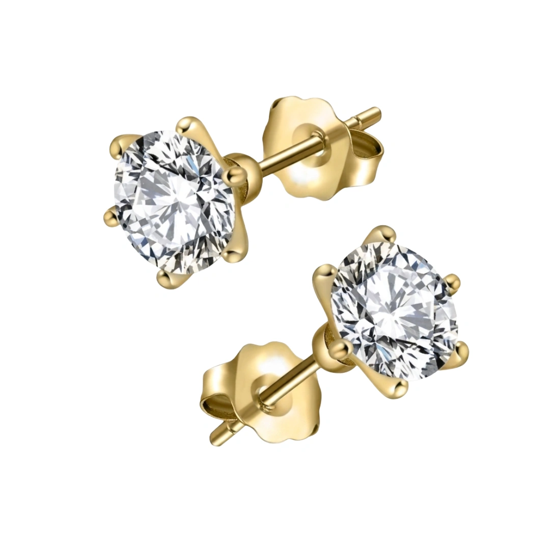Luxury 4 carats earrings